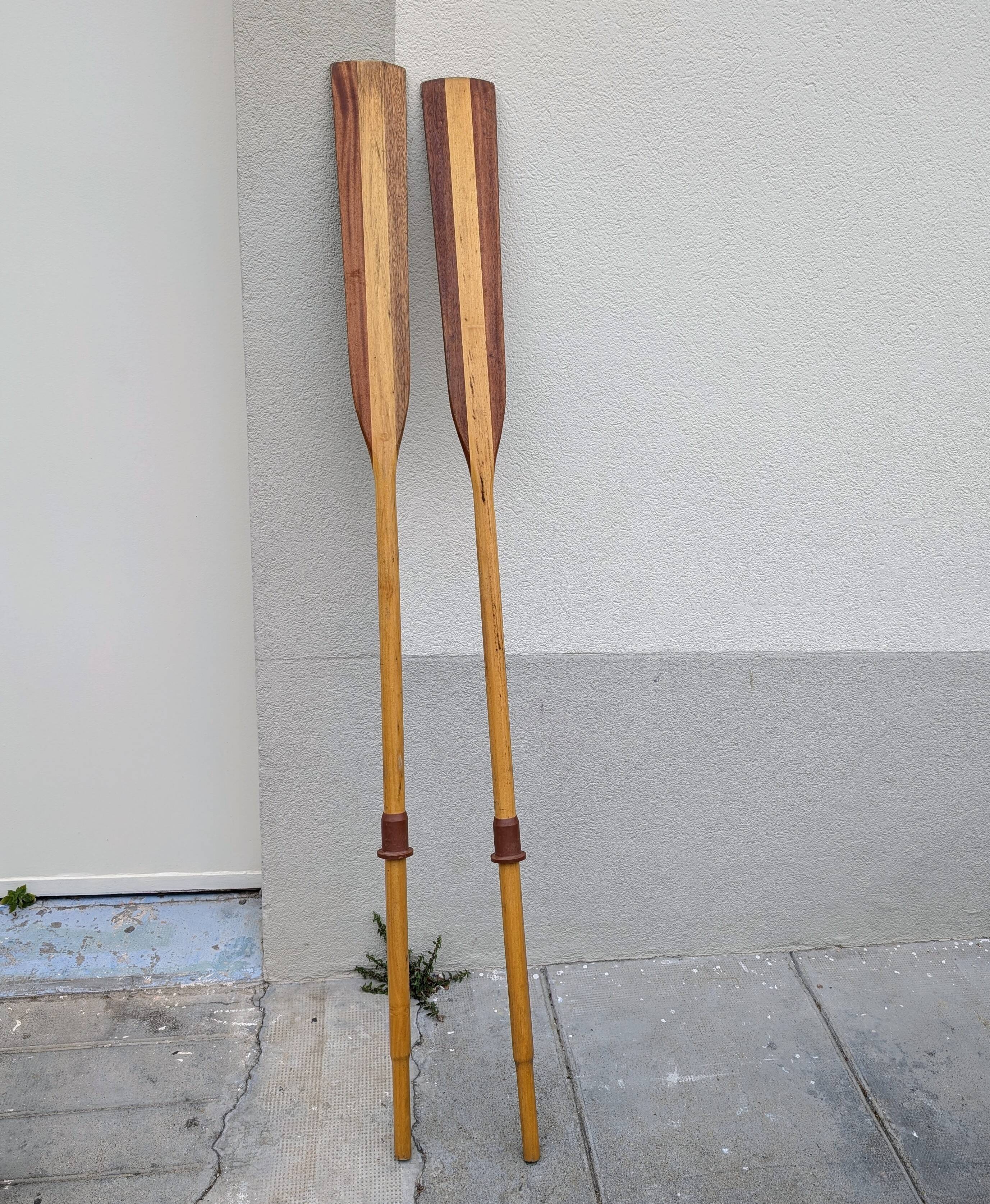 Pair of old oars