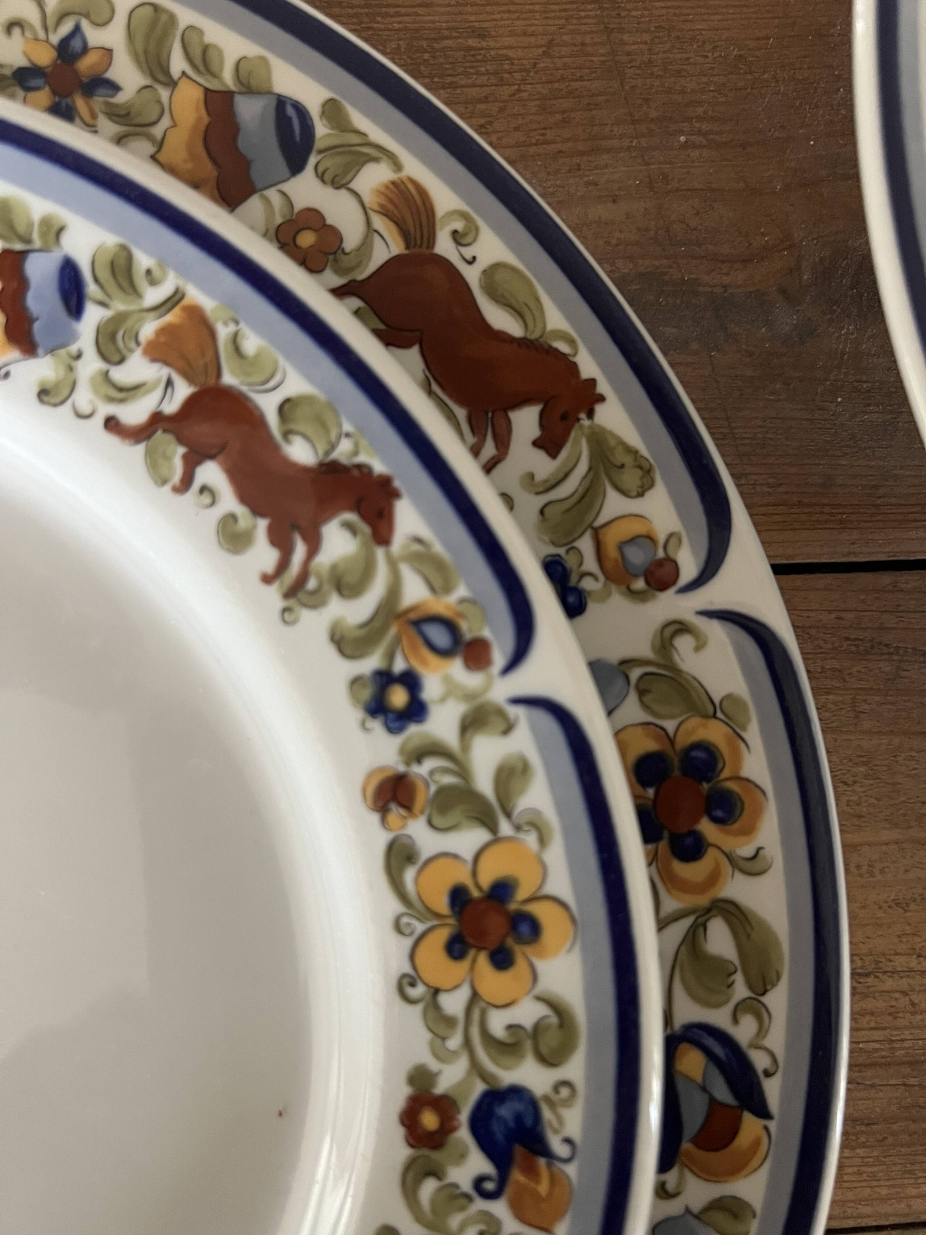 Villeroy & Boch "troubadour" tableware