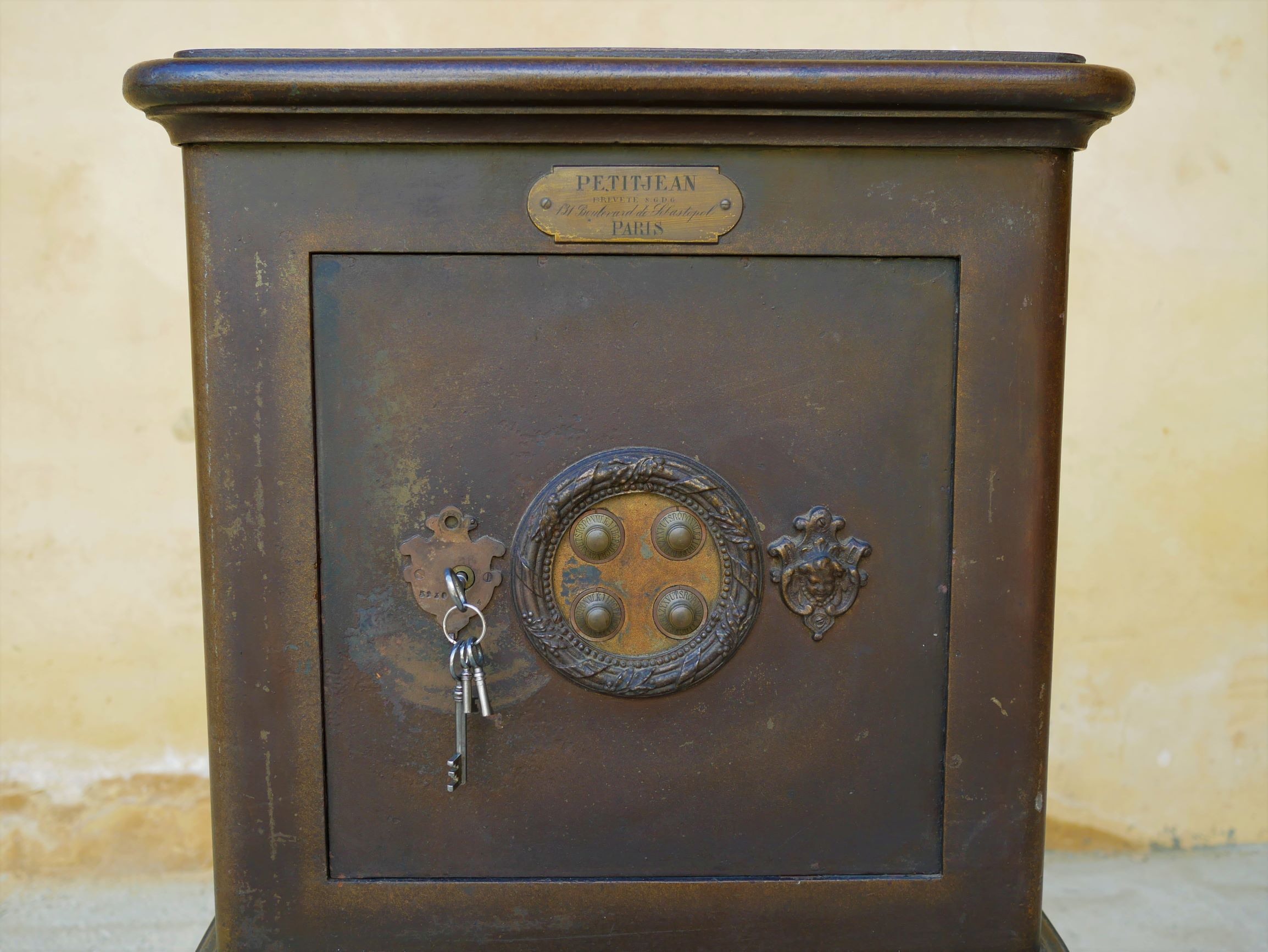Coffre-fort PetitJean Paris fin XIX