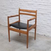 Rare armchair in oak by Jos De Mey for Van Den Berghe-Pauvers, 1960s