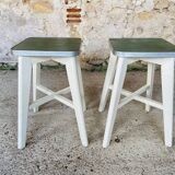 Vintage wooden stool, circa 1950's