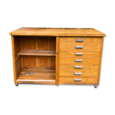 Workshop furniture with vintage drawers