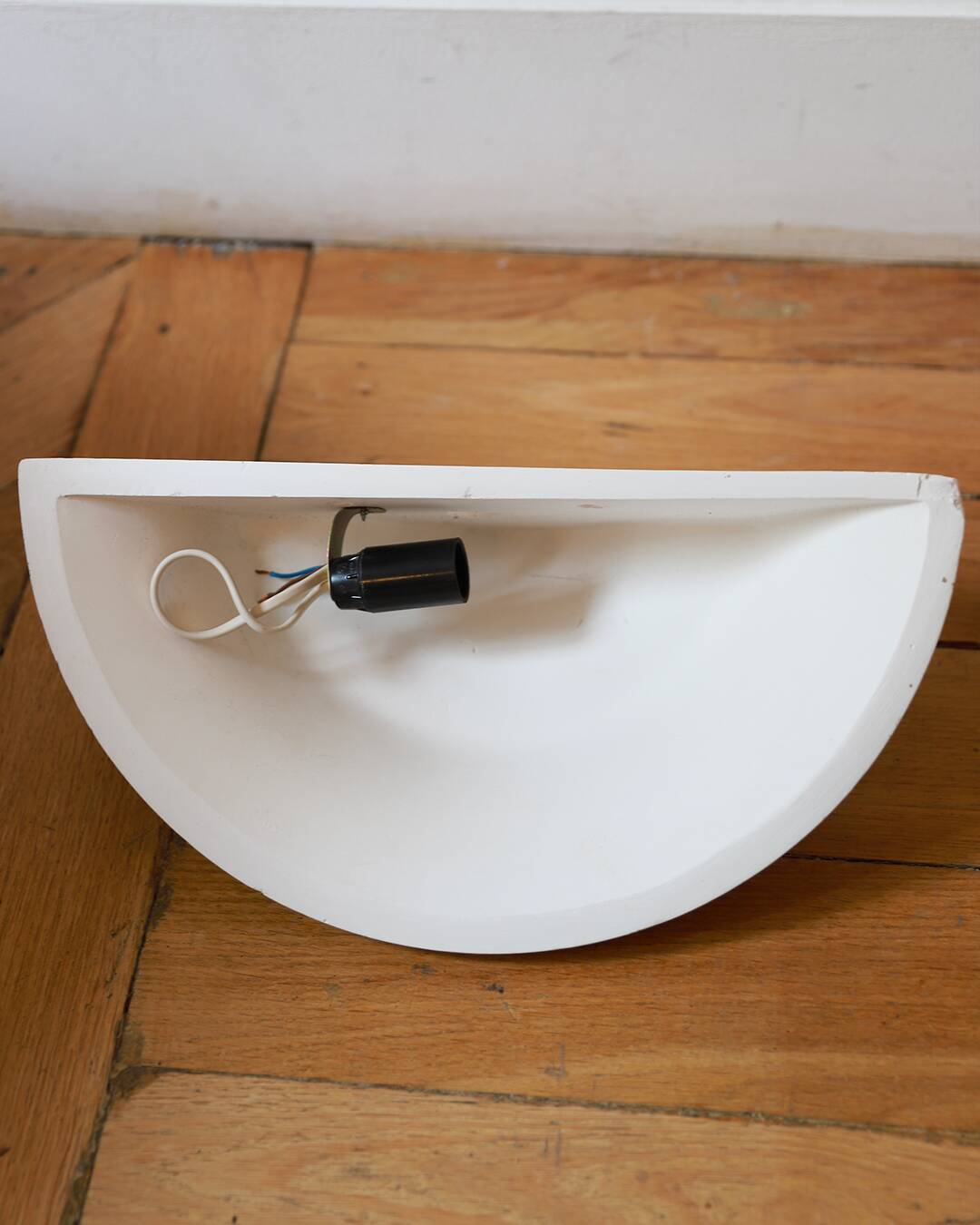 pair of plaster sconces