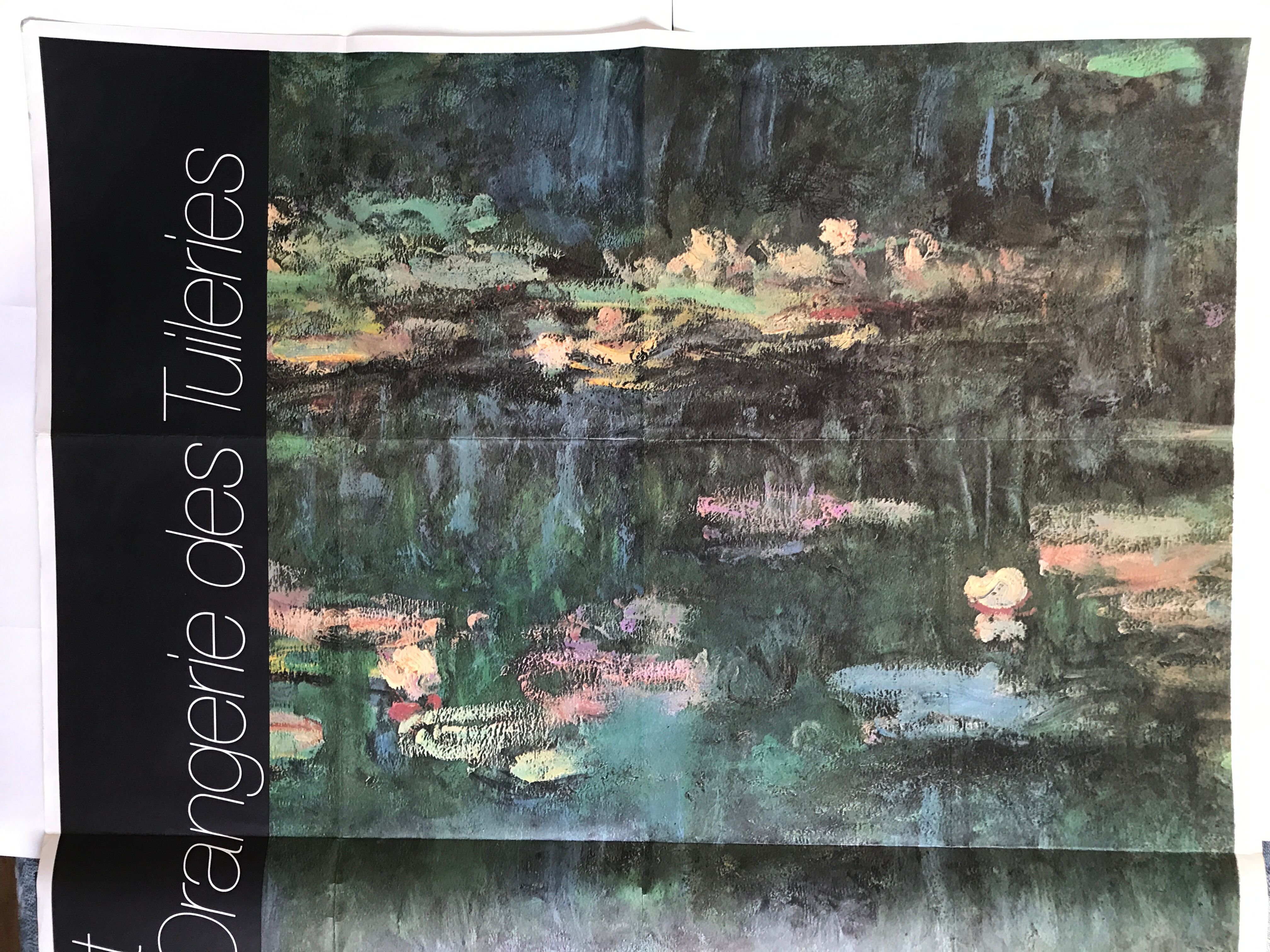 Exhibition poster, 1981. Monet's Water Lilies at the Orangerie (large format)