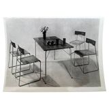 Original photo of furniture by Helmuth Magga - Deutsche Werkstätten / 1957