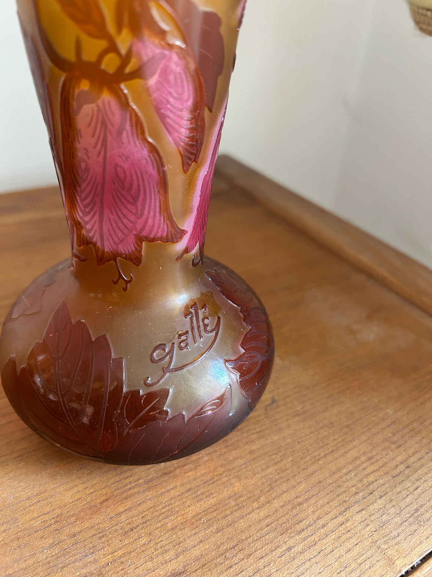 Vase School of Nancy Gallé Tip