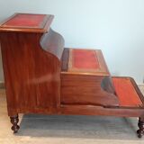 Staircase, Victorian in mahogany , second half of the 19th Century