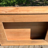 90s wooden storage chest