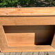 90s wooden storage chest