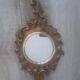 Bronze wall mirror - vintage