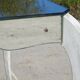 Mirror glass coffee table