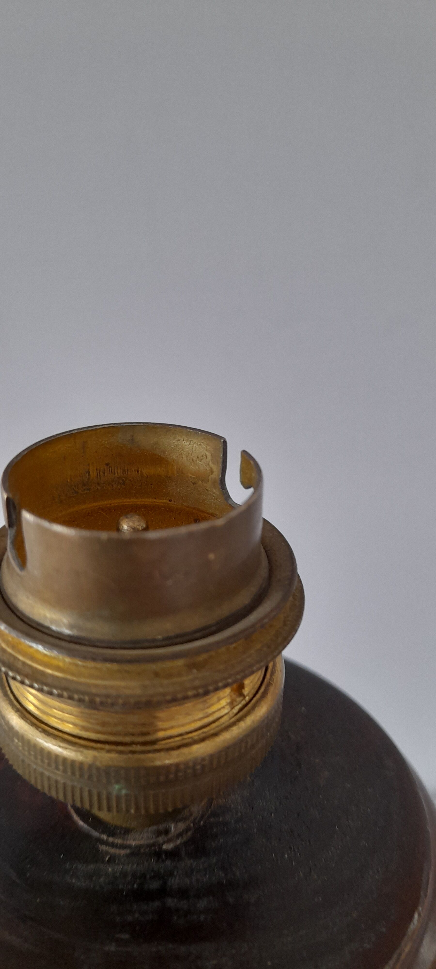 Wooden lamp foot turns