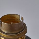 Pied de lampe en bois tourné