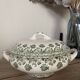 Badonvillier iron clay vegetable dish with clover decoration