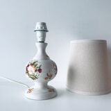 Ceramic lamp floral decoration