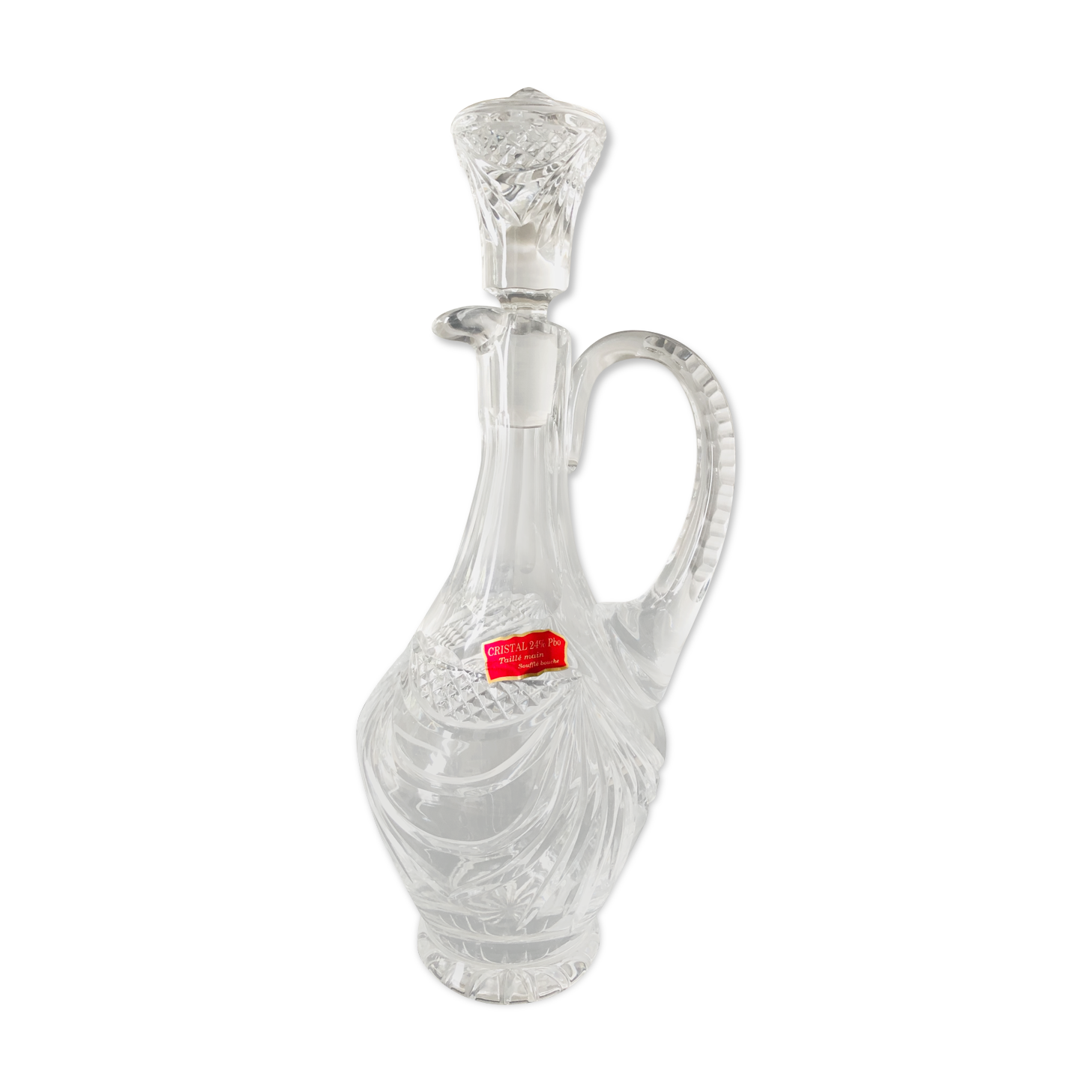 Carafe en cristal taillé