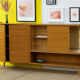 Vintage Scandinavian Enfilade – 221 cm