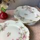 Plates Haviland Limoges 1900 - floral decoration liberty