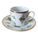 Cup and saucer in porcelain Henriette Bee pattern