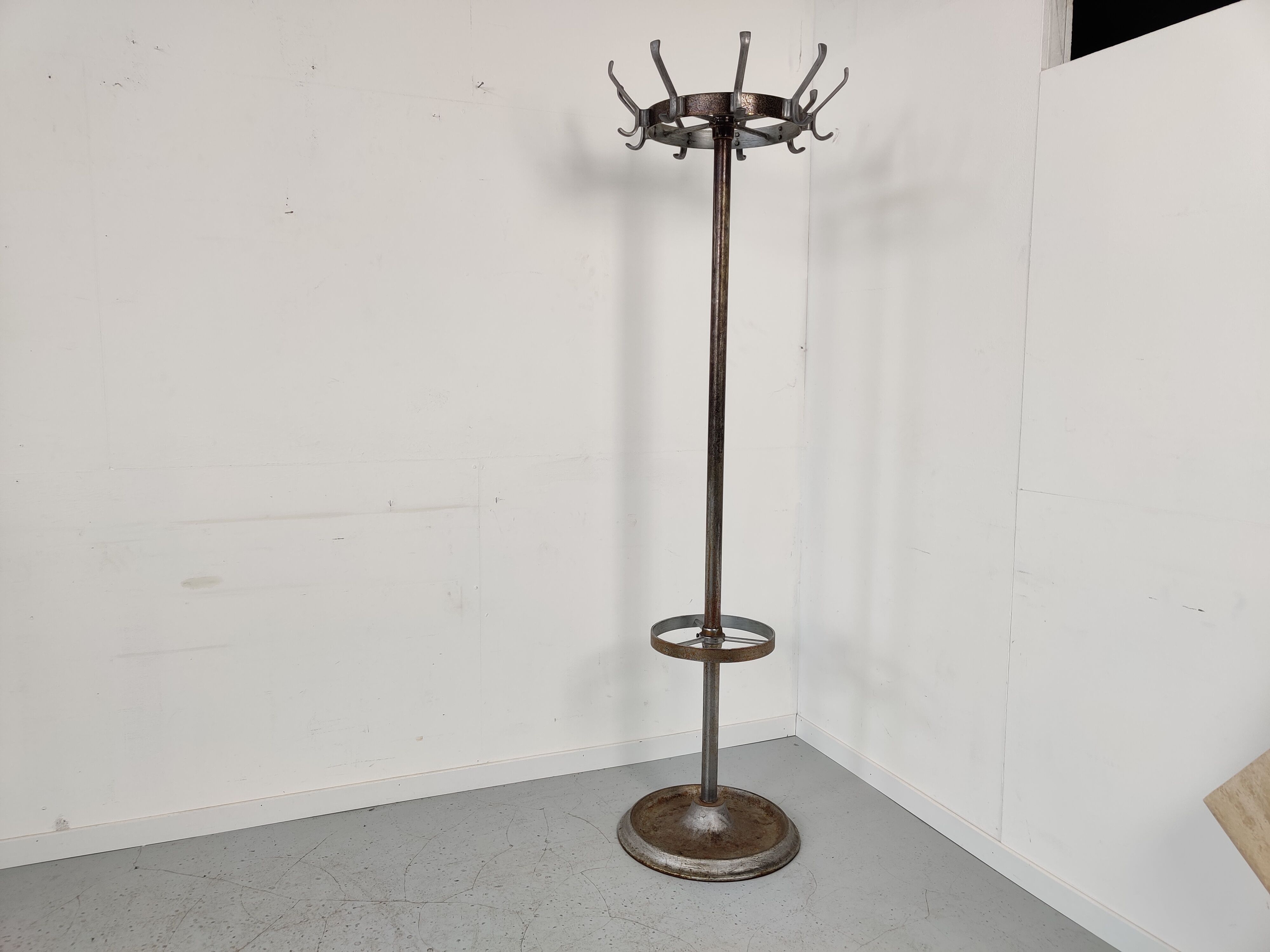 Cast iron coat hanger from the 1950s