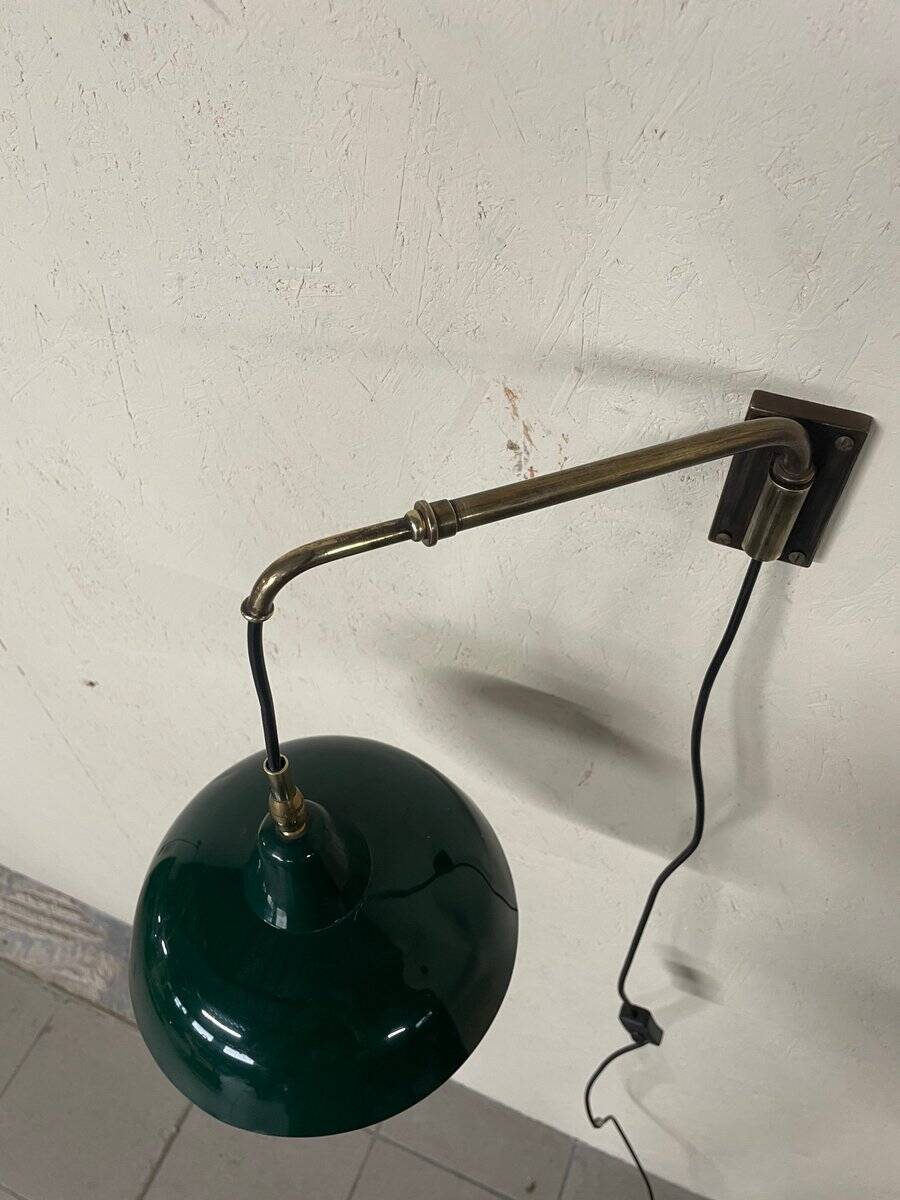 Small wall lamp with extendable arm, 1940s-1950s.
