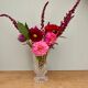 Antique glass vase