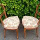 Pair of 19th-century Louis XV walnut chairs