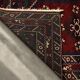 Vintage Red Hand-Woven Oriental Afghan Rug, 1970s