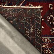 Vintage Red Hand-Woven Oriental Afghan Rug, 1970s
