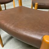 Set of 4 scandinavian chairs 1960