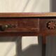 Oak side table with drawer