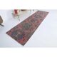 Vintage Turkish Oushak Handmade Cotton Pink Wool Runner 74x260