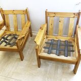 Pair of Scandinavian armchairs, 1970