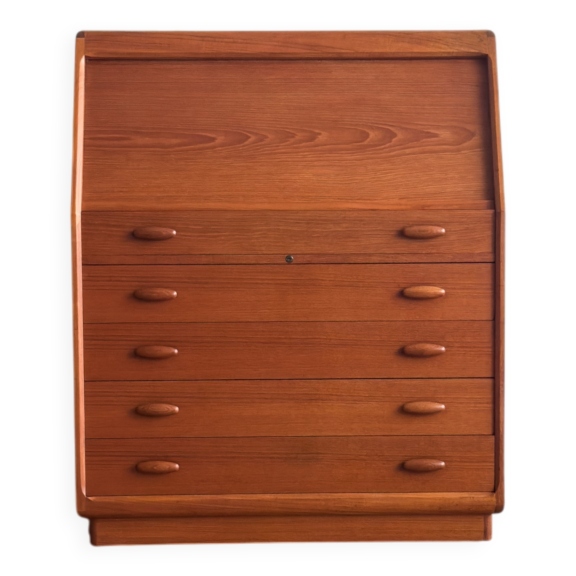 Teak Secretary Dyrlund Denmark Mid Century Desk