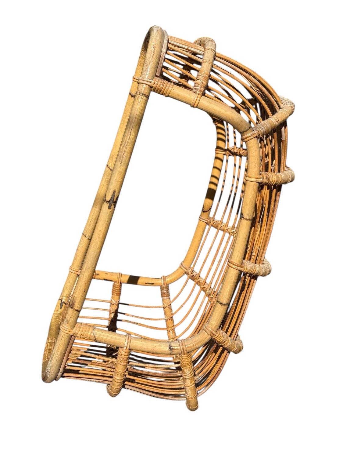 Fauteuil provençal suspendu, années 70