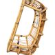Fauteuil provençal suspendu, années 70