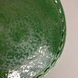 Green glazed clay trifle 1950 Aegitna Vallauris