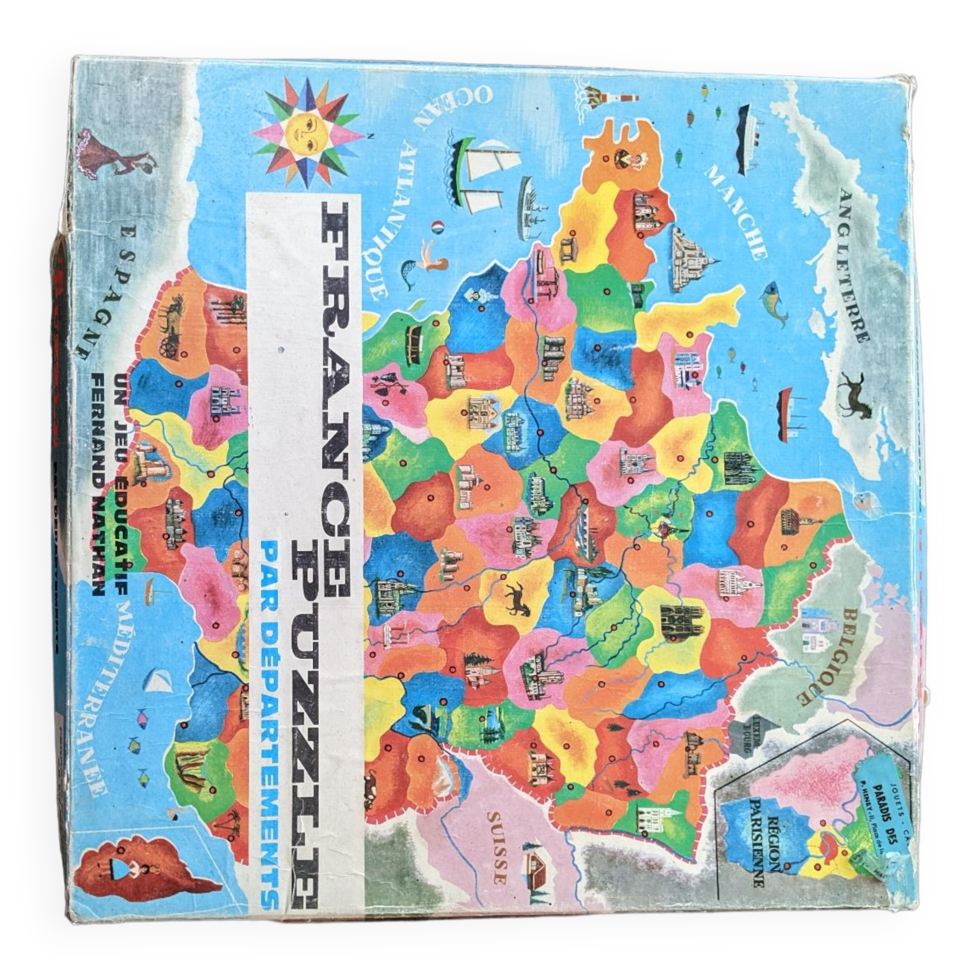 Wooden France puzzle