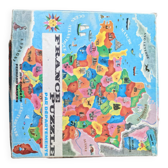 Wooden France puzzle