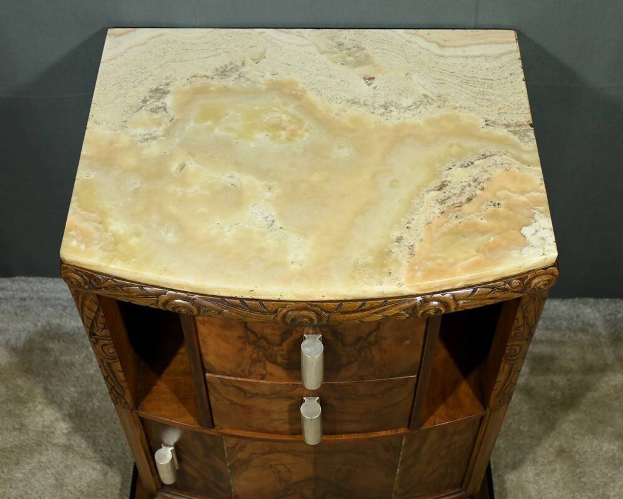 Chevet en Ronce de Noyer, Art Déco – 1930