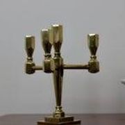 Vintage Candelabra with Four Arms in Swedish Brass from Gusum