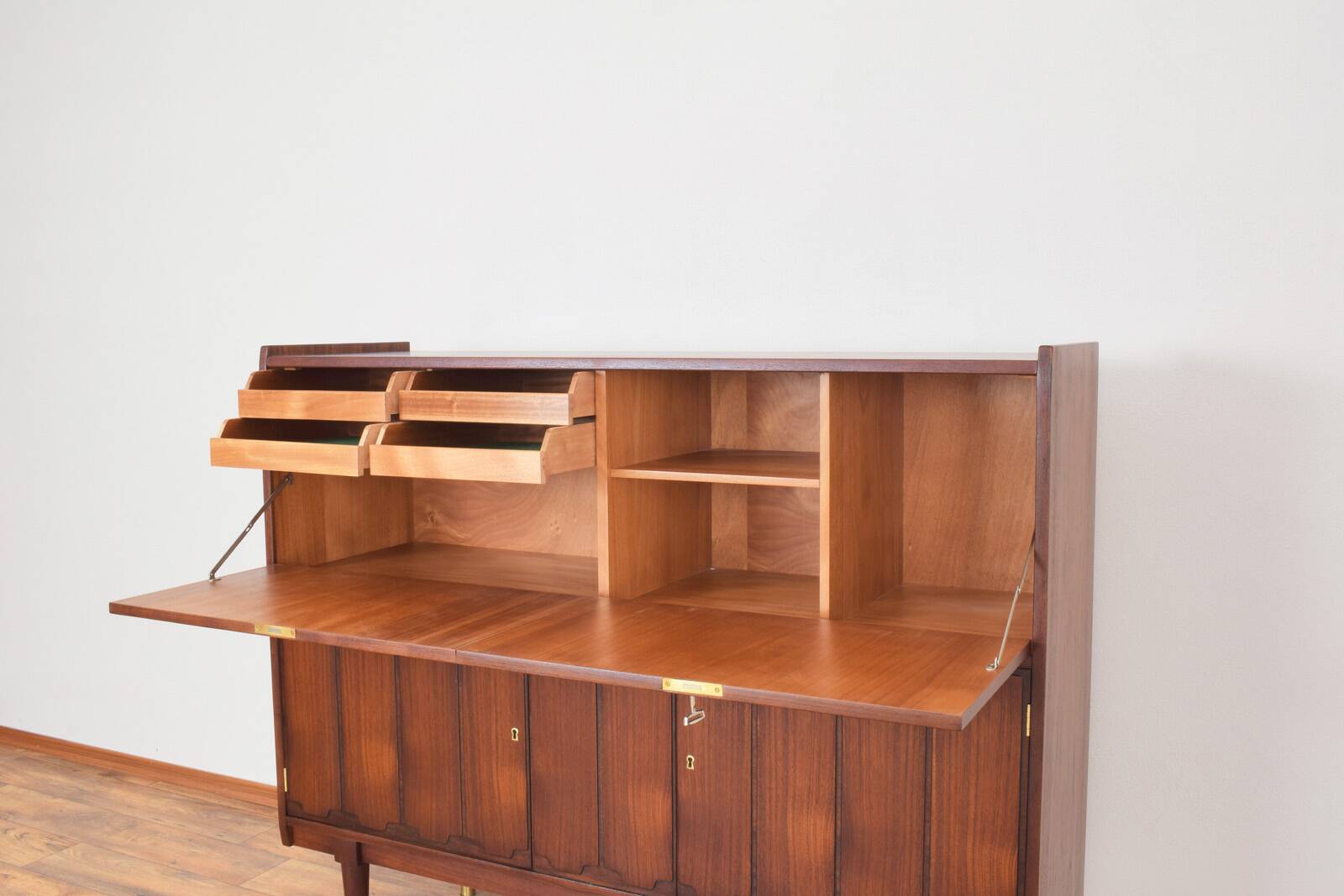 Mid-Century Norwegian Teak Highboard, 1960s.