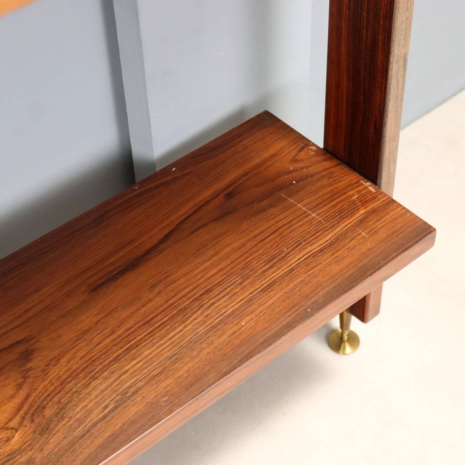 Vintage library from the 1950s-60s with a bar compartment.