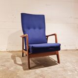 Tilting Highback Lounge Chair "Rock Siësta" by A. Relling and T. Bekken Arnestad Bruk, Norway 1957