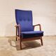 Fauteuil lounge inclinable à dossier haut "Rock Siësta" par A. Relling et T. Bekken Arnestad Bruk, Norvège 1957