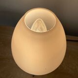 Tripod lamp in opaline and metal