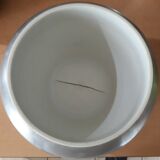 Pair of 2 buckets ice brushed aluminium