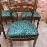 Renovated art deco dining chairs. Set of 5 pcs