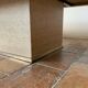 Coffee table and travertine