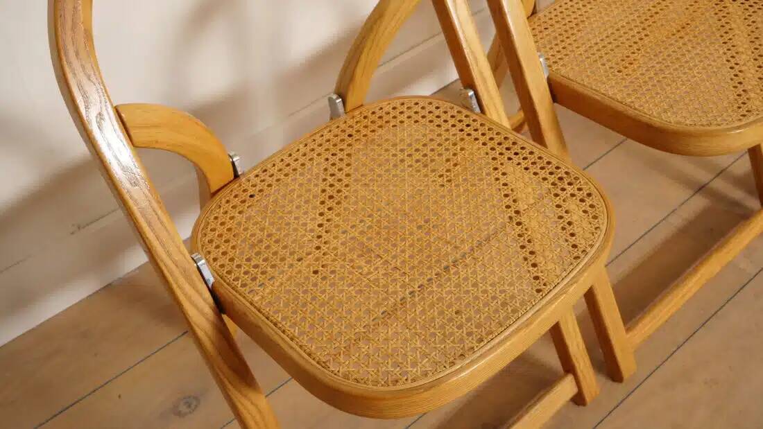 Set of 6 folding chairs | Arca | Gigi Sabadin for Crassevig